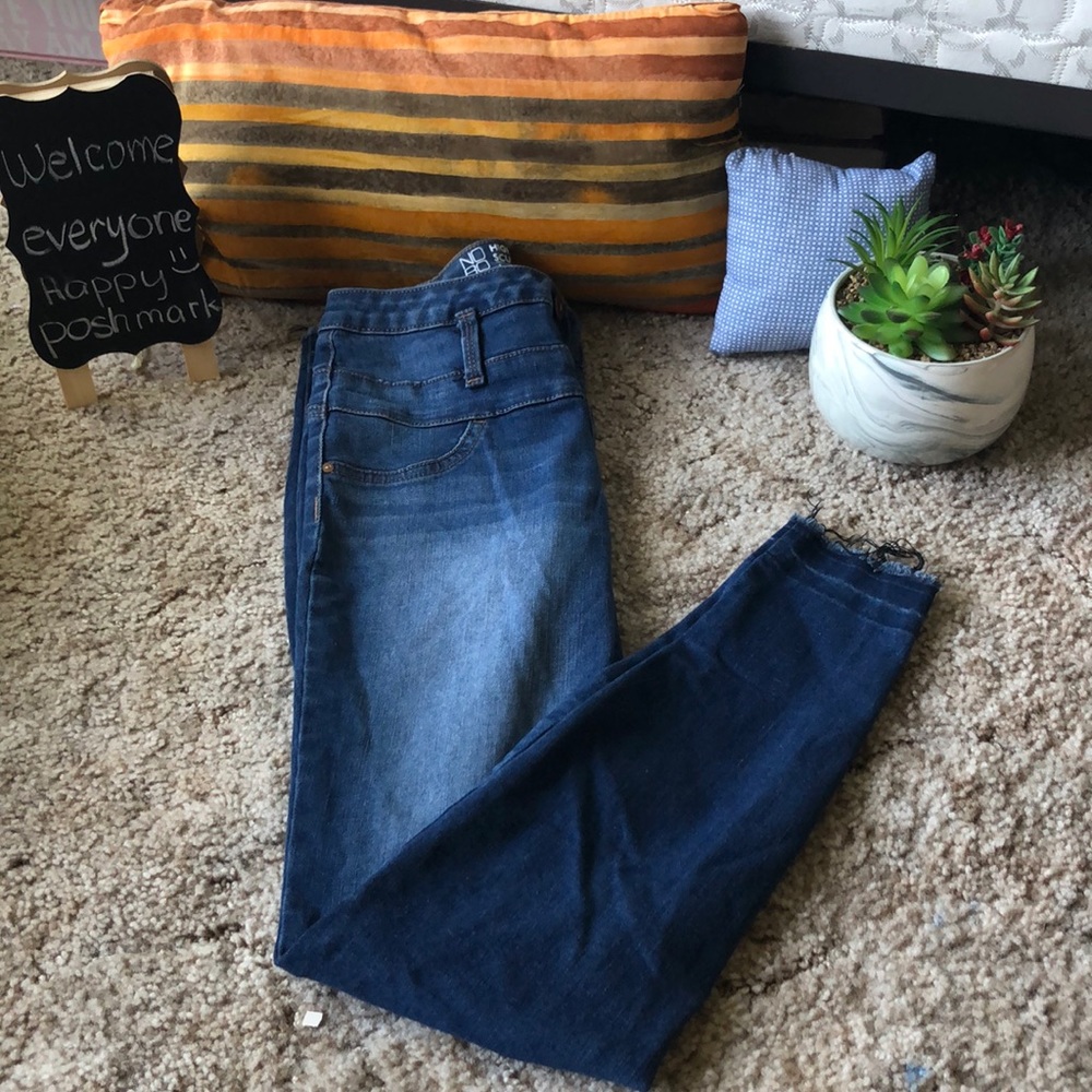 High waisted jeans
